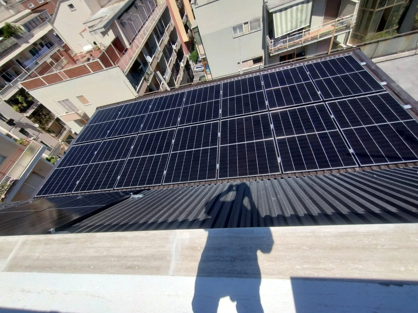 Impianto fotovoltaico 6,3 kW con accumulo 10 kWh installato a Balduina Roma Nord da AdoTek Green Powers